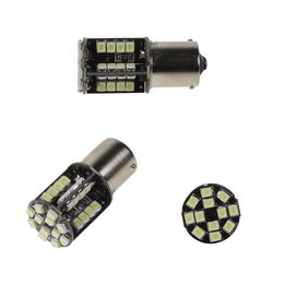 LED BA15s bílá, 12V, 44LED/3528SMD