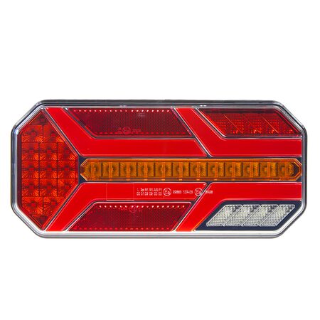 Sdružená LED lampa levá zadní s dynamickými blinkry 12/24V