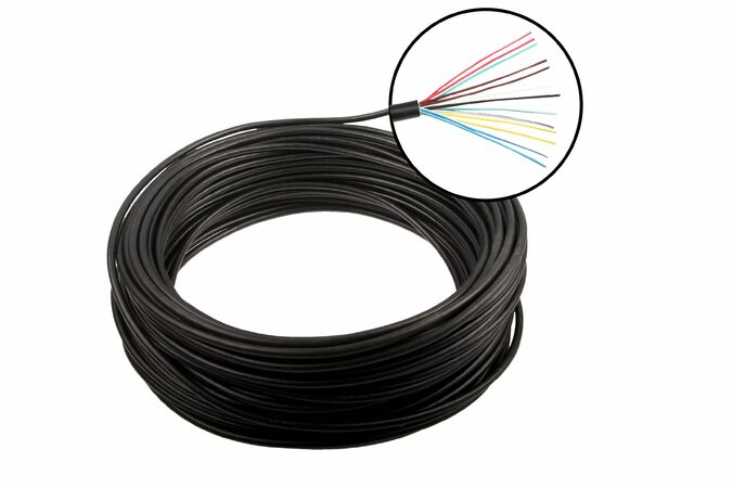 Kabel 13žilový, 12 x 1 mm + 1 x 1,5 mm, gumový plášť MULTIPA