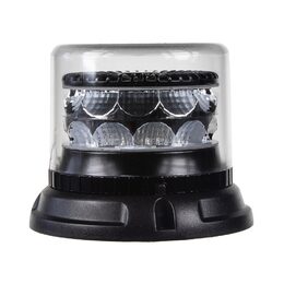 PROFI LED maják 12-24V 24x3W modrý čirý 133x110mm, ECE R65