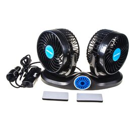 Ventilátor DUO na palubní desku 12V s ionizátorem