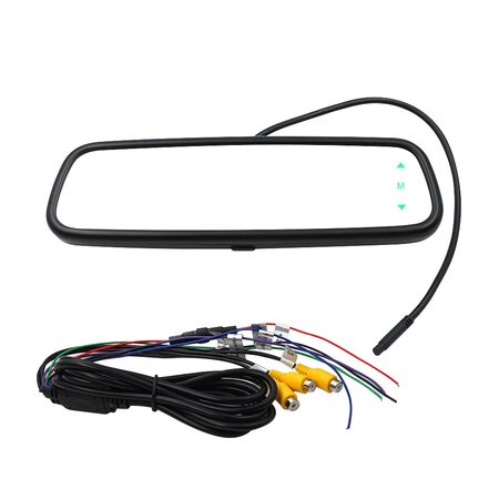 AHD set LCD monitor 7,36" v zrcátku pro OEM montáž + AHD kamera 150°