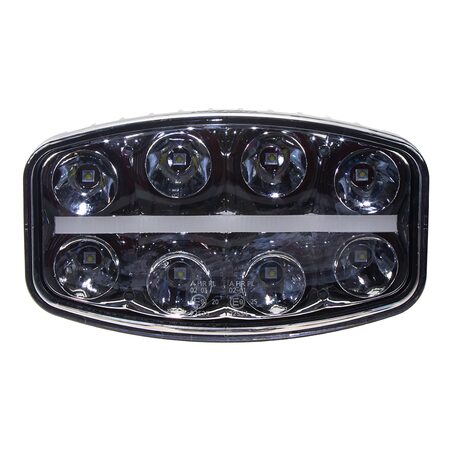 LED světlo s pozičním světlem oválné, 8x8W, 210x140mm, ECE R7/R10/R112