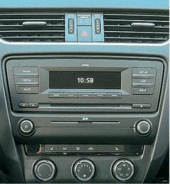 Redukce pro 10" autorádio Škoda Octavia III