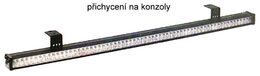 LED alej voděodolná (IP66) 12-24V, 40x LED 1W, oranžová 1200mm