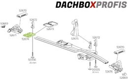 Plastová dotahovací spona (34357) pro Thule 591/530/532