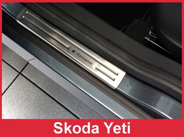 Kryty prahů ŠKODA Yeti r.v. 2009-> "exclusive" 4ks