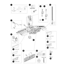 Kryt lampy pravý Thule 933/934 52368