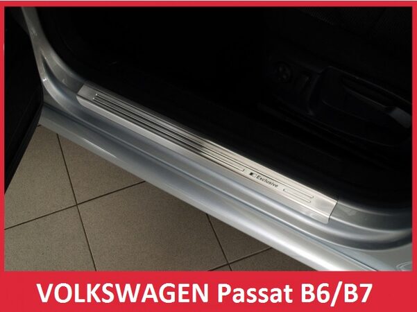 Kryty prahů VOLKSWAGEN Passat B6/B7 "exclusive" 4ks