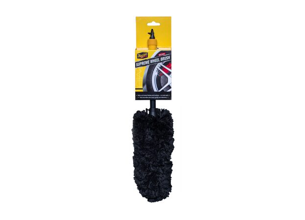 Meguiar's Supreme Wheel Brush - Medium - luxusní mikrovláknový kartáč na kola, 35 cm