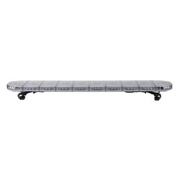 LED rampa 1200mm, modrá/červená + 2x LED maják