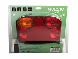 Elektrokabeláž k vleku, sada se světly (FT-88) 13pin / 4 m, MULTIPA
