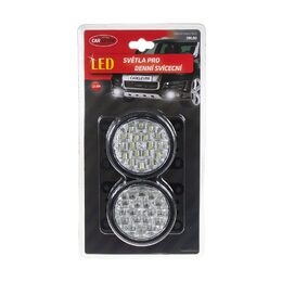 LED světla pro denní svícení, kulatá 90mm, ECE