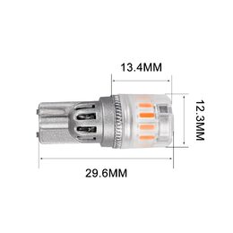 LED T10 oranžová, 12V, 13LED SMD