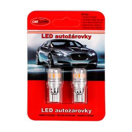 LED T10 oranžová, 12V, 13LED SMD