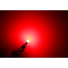 LED T10 červená, 12V, 13LED SMD