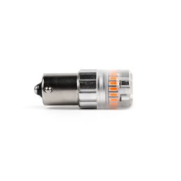 LED BA15S oranžová, 12V, 23LED SMD