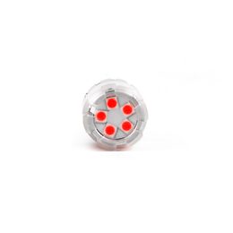 LED BA15S červená, 12V, 23LED SMD