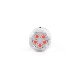 LED BAY15D červená, dvouvlákno, 12V, 23LED SMD