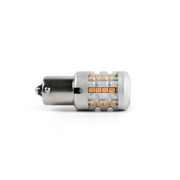 LED BA15S oranžová, 12V, CAN-Bus, 26LED SMD