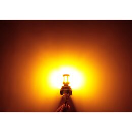 LED BA15S oranžová, 12V, CAN-Bus, 26LED SMD