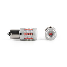 LED BA15S červená, 12V, CAN-Bus, 26LED SMD