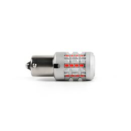 LED BA15S červená, 12V, CAN-Bus, 26LED SMD