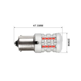 LED BA15S červená, 12V, CAN-Bus, 26LED SMD