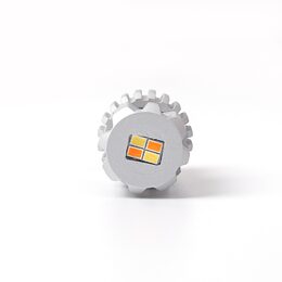 LED BAY15D bílá / oranžová, 12V, 12LED SMD